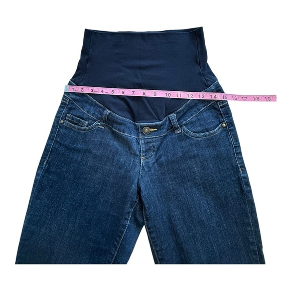 Thyme Maternity Dark Wash Denim Maternity Jeans - Size Small - Picture 8 of 12